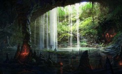 Cave Interlude - Fantasy Art